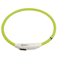 Ошейник LED светящийся Croci для собак, USB, нейлон, зеленый, 40 см Ошейник LED светящийся Croci для собак, USB, нейлон, зеленый, 40 см