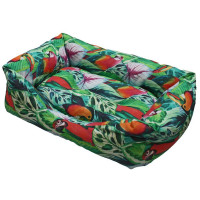 Подушка Croci Esotica для собак, зелёная, 50×35 см