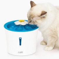 Поилка-фонтан Hagen Catit Flower Fountain LED, для кошек, 3 л Поилка-фонтан Hagen Catit Flower Fountain LED, для кошек, 3 л
