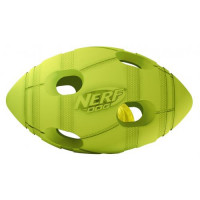 Іграшка Hagen Nerf м'яч регбі світиться, для собак, 10 см Іграшка Hagen Nerf м'яч регбі світиться, для собак, 10 см