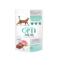 Влажный корм Optimeal для взрослых кошек, с уткой, 85 г Влажный корм Optimeal для взрослых кошек, с уткой, 85 г