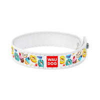 Браслет WAUDOG Design, с рисунком "Пончики", ширина 15 мм, длина 18-20 см, белый Браслет WAUDOG Design, с рисунком "Пончики", ширина 15 мм, длина 18-20 см, белый