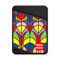 Візитниця WAUDOG Design, з малюнком "Вітраж", ширина 70 мм, довжина 95 мм, чорний Візитниця WAUDOG Design, з малюнком "Вітраж", ширина 70 мм, довжина 95 мм, чорний