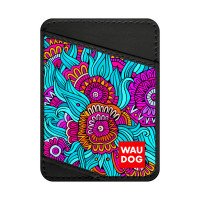Визитница WAUDOG Design, с рисунком "Лето", ширина 70 мм, длина 95 мм, черный Визитница WAUDOG Design, с рисунком "Лето", ширина 70 мм, длина 95 мм, черный