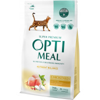 Сухой корм Optimeal для взрослых кошек, с курицей, 700 г Сухой корм Optimeal для взрослых кошек, с курицей, 700 г