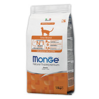 Сухой корм MONGE CAT Sensitive Sterilised для стерилизованных кошек, с уткой, 1.5 кг Сухой корм MONGE CAT Sensitive Sterilised для стерилизованных кошек, с уткой, 1.5 кг