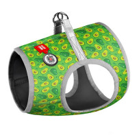 Шлея Waudog для собак, з малюнком Авокадо зелений, розмір XS1, 24-27 см, 18-20 см Шлея Waudog для собак, з малюнком Авокадо зелений, розмір XS1, 24-27 см, 18-20 см