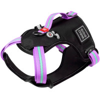 Шлея Waudog Nylon для собак, безпечна, фіолетовий, 25 мм, розмір L, 55-85 см, 65-85 см Шлея Waudog Nylon для собак, безпечна, фіолетовий, 25 мм, розмір L, 55-85 см, 65-85 см