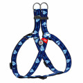 Шлея Waudog Nylon для собак, з QR паспортом, малюнок Супермен 1, синій, 10 мм, 28-40 см