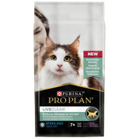 Сухий корм Purina Pro Plan LiveClear Sterilised Senior 7+ для котів старше 7 років, з індичкою, 1.4 кг Сухий корм Purina Pro Plan LiveClear Sterilised Senior 7+ для котів старше 7 років, з індичкою, 1.4 кг