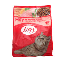 Сухой корм Мяу для кошек, с нежным кроликом, 400 г Сухой корм Мяу для кошек, с нежным кроликом, 400 г