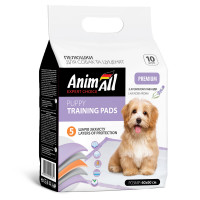 Пеленки AnimAll Puppy Training Pads для собак и щенков, с ароматом лаванды, 60×60 см, 10 шт Пеленки AnimAll Puppy Training Pads для собак и щенков, с ароматом лаванды, 60×60 см, 10 шт