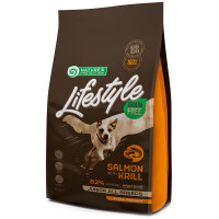 Сухий корм Nature's Protection Lifestyle Grain Free Junior для цуценят, з лососем і крилем, 1.5 кг Сухий корм Nature's Protection Lifestyle Grain Free Junior для цуценят, з лососем і крилем, 1.5 кг