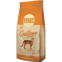 Сухий корм Araton Outdoor Adult All Breeds для активних котів, з індичкою і куркою, 1.5 кг Сухий корм Araton Outdoor Adult All Breeds для активних котів, з індичкою і куркою, 1.5 кг