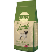 Сухой корм Araton Lamb Junior All Breeds для щенков, с ягненком, птицей и рисом, 15 кг Сухой корм Araton Lamb Junior All Breeds для щенков, с ягненком, птицей и рисом, 15 кг