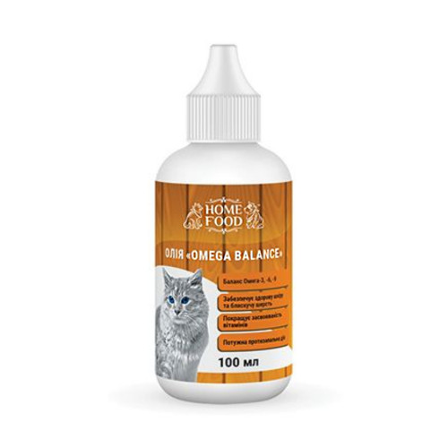 Масло Home Food Omega Balance для кошек, 100 мл