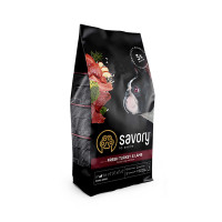 Сухий корм для собак малих порід Savory, зі свіжим м’ясом індички та ягнятиною, 1 кг Сухий корм для собак малих порід Savory, зі свіжим м’ясом індички та ягнятиною, 1 кг
