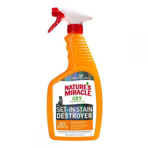 Устранітель плям і запахів Nature's miracle ORANGE OXY NEW 8in1, для кішок, 709 мл
