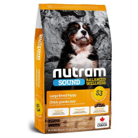 Сухой корм S3 Nutram Sound Balanced Wellness Puppy для щенков крупных пород, с курицей и овсянкой, 20 кг Сухой корм S3 Nutram Sound Balanced Wellness Puppy для щенков крупных пород, с курицей и овсянкой, 20 кг