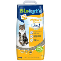 Наполнитель Biokats NATURAL 3in1, для кошачьего туалета, 10 кг Наполнитель Biokats NATURAL 3in1, для кошачьего туалета, 10 кг