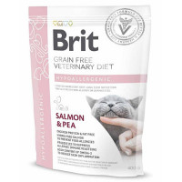 Сухий корм Brit GF Veterinary Diets Cat Hypoallergenic, для дорослих котів, 400 г Сухий корм Brit GF Veterinary Diets Cat Hypoallergenic, для дорослих котів, 400 г
