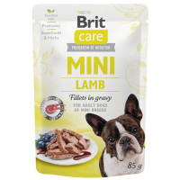 Влажный корм Brit Care Mini pouch, для собак ,филе ягнёнка в соусе, 85 г Влажный корм Brit Care Mini pouch, для собак ,филе ягнёнка в соусе, 85 г