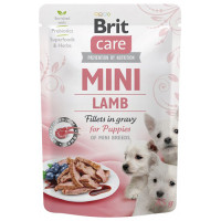 Влажный корм Brit Care Mini pouch, для щенков, филе ягнёнка в соусе, 85 г Влажный корм Brit Care Mini pouch, для щенков, филе ягнёнка в соусе, 85 г