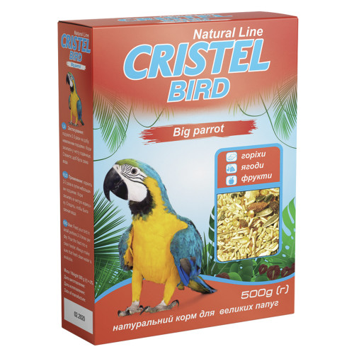 Корм Big parrot "Natural Line" для крупных попугаев, 500 г