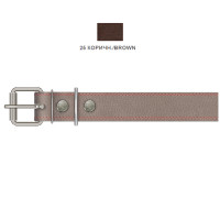 Нашийник Cristel для собак, шкіряний, 45 мм / 74 см, коричневий Нашийник Cristel для собак, шкіряний, 45 мм / 74 см, коричневий