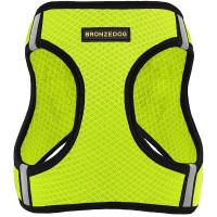 Шлея BronzeDog Mesh Vest для собак, сетчатый нейлон, лимонный, 34-42 см Шлея BronzeDog Mesh Vest для собак, сетчатый нейлон, лимонный, 34-42 см