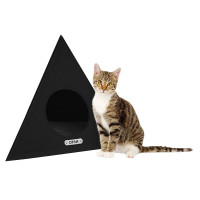 Домик BronzeDog космос, для животных, чёрный, 70×58 см Домик BronzeDog космос, для животных, чёрный, 70×58 см