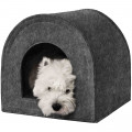 Домик BronzeDog для кошек и собак, серый, 70×70×70 см