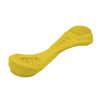 Іграшка BronzeDog Jumble Dental ложка, для собак, з ароматом ванілі, жовта, 15×4 см Іграшка BronzeDog Jumble Dental ложка, для собак, з ароматом ванілі, жовта, 15×4 см