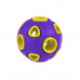 Іграшка BronzeDog Jumble airball, для собак, з ароматом ванілі, фіолетово-жовтий, 7 см