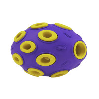 Іграшка BronzeDog Jumble airball, для собак, з ароматом ванілі, фіолетово-жовтий, 12 см Іграшка BronzeDog Jumble airball, для собак, з ароматом ванілі, фіолетово-жовтий, 12 см