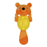 Игрушка BronzeDog Jumble мягкая звуковая лиса, для собак, с ароматом ванили, оранжевый, 27×8 см Игрушка BronzeDog Jumble мягкая звуковая лиса, для собак, с ароматом ванили, оранжевый, 27×8 см