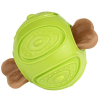 Игрушка-мяч для собак BronzeDog Smart Ball IQ, мотивационная, салатовый 7×9 см Игрушка-мяч для собак BronzeDog Smart Ball IQ, мотивационная, салатовый 7×9 см