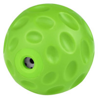 Игрушка для собак BronzeDog Chew Pitted Ball, со звуковым эффектом, плавающая, зелёный, 7 см Игрушка для собак BronzeDog Chew Pitted Ball, со звуковым эффектом, плавающая, зелёный, 7 см