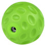 Игрушка для собак BronzeDog Chew Pitted Ball, со звуковым эффектом, плавающая, зелёный, 7 см
