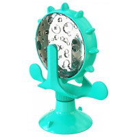 Игрушка-кормушка для кошек BronzeDog PetFun, на присоске, ментоловый, 14×17 см Игрушка-кормушка для кошек BronzeDog PetFun, на присоске, ментоловый, 14×17 см