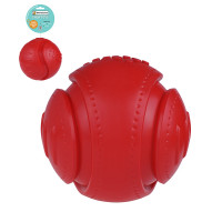 Игрушка для собак BronzeDog Chew Ball, со звуковым эффектом, красный, 15.2 см Игрушка для собак BronzeDog Chew Ball, со звуковым эффектом, красный, 15.2 см