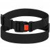 Ошейник BronzeDog Active, для собак, водоотталкивающий, фастекс пластик, чёрный, 25-33×1.6 см