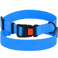 Нашийник BronzeDog Active, для собак, водовідштовхувальний, фастекс пластик, блакитний, 35-53×2.5 см Нашийник BronzeDog Active, для собак, водовідштовхувальний, фастекс пластик, блакитний, 35-53×2.5 см