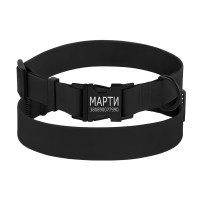 Ошейник BronzeDog Active, для собак, водоотталкивающий, фастекс металл, чёрный, 35-53×2.5 см Ошейник BronzeDog Active, для собак, водоотталкивающий, фастекс металл, чёрный, 35-53×2.5 см