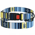 Нашийник BronzeDog Urban West, для собак, нейлоновий, фастекс пластиковий, синій, 25-33×1.6 см