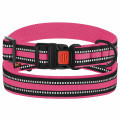 Нашийник BronzeDog Urban Mesh, для собак, нейлон і 3-D сітка, фастекс пластик, рожевий, 35-45×2.5 см
