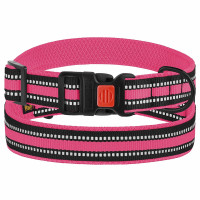 Нашийник BronzeDog Urban Mesh, для собак, нейлон і 3-D сітка, фастекс пластик, рожевий, 43-66×2.5 см Нашийник BronzeDog Urban Mesh, для собак, нейлон і 3-D сітка, фастекс пластик, рожевий, 43-66×2.5 см