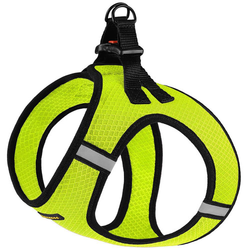Шлея BronzeDog Mesh Vest для собак, сітчастий нейлон, лимонний, 26-29 см