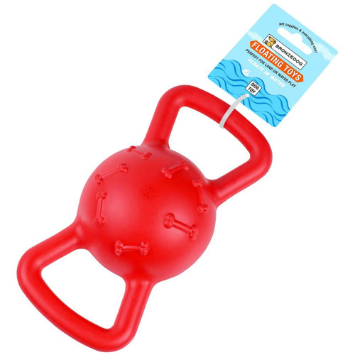 Іграшка для собак BronzeDog Power Pull, з силікону, зі звуком, плаваюча, 19×9 см
