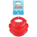 Игрушка для собак BronzeDog Strong Ball, силовой плавающий мяч, 11 см, красный